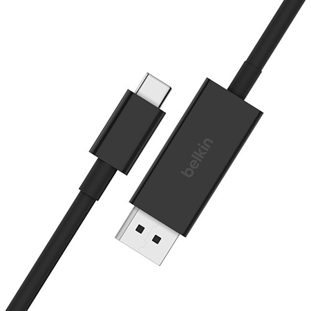 Belkin Connect 6.6' USB-C to DisplayPort 1.4 Cable, Black