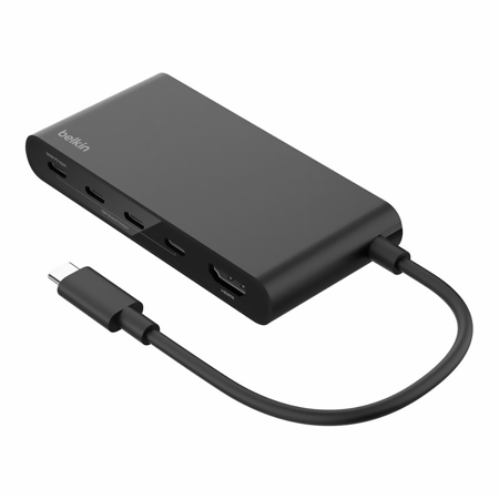 Belkin Connect 100W 5-Port USB-C Hub, Black