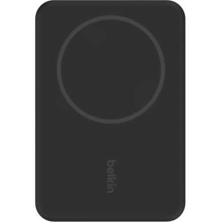 Belkin BoostCharge 7.5W 5000mAh Magnetic Wireless USB-C Portable Power Bank with Stand, Black