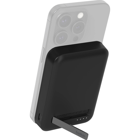 Belkin BoostCharge Pro 15W 8000mAh Wireless Qi2 Magnetic Power Bank with Stand
