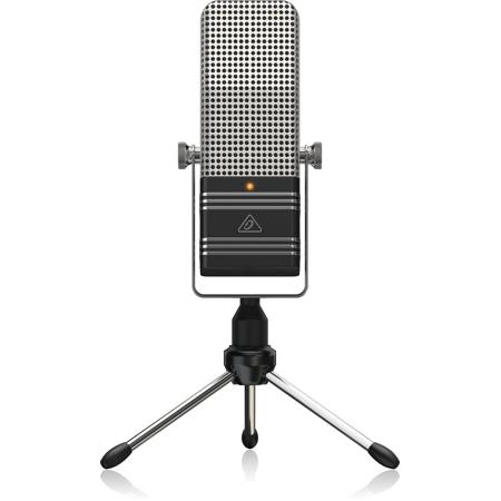 Behringer BV44 Vintage Broadcast Type 44 Supercardioid Condenser USB Microphone