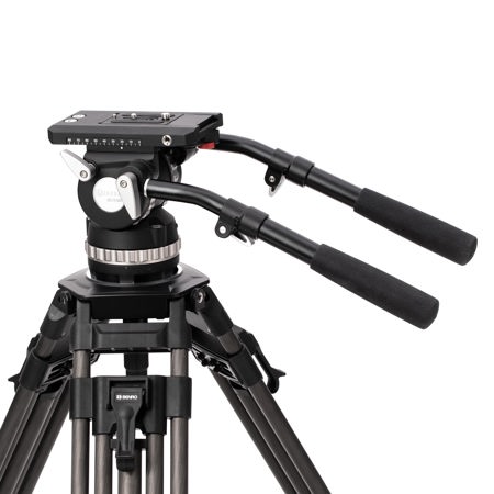 Benro BVX18 3-Section Carbon Fiber Video Tripod with Fluid Head