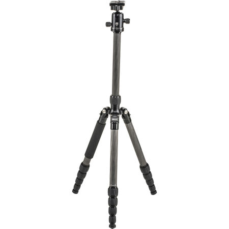MeFOTO 5-section Carbon Fiber Tripod with BallHead, Black