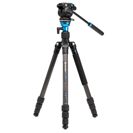 Benro Aero 2 PRO Carbon Fiber Travel Video Tripod with S2PRO Head, Twist Lock