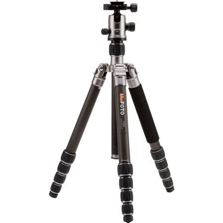 MeFOTO GlobeTrotter Carbon Fiber Tripod Kit with QR BallHead, Titanium
