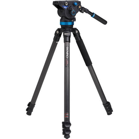 Benro C3573F 3-section Carbon Fiber Tripod & S8 Pro Video Head Kit