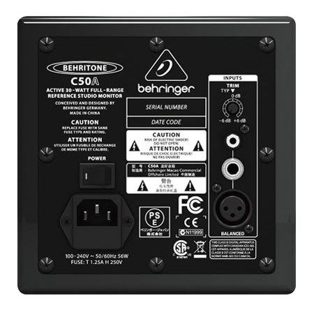 Behringer Behritone C50A 5.25" 30W Full-Range Reference Studio Monitor Speaker