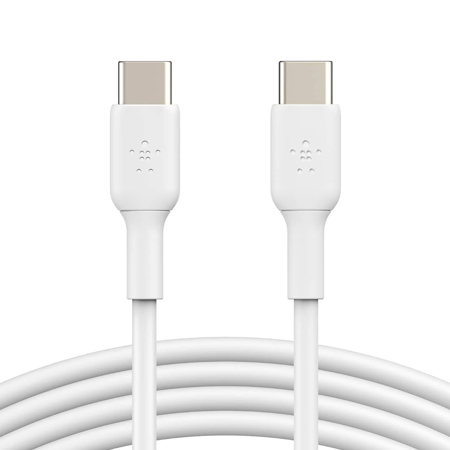 Belkin BoostCharge 6.6' 60W USB-C to USB-C Cable, White