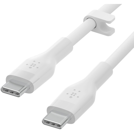 Belkin BoostCharge Flex 9.8' 60W USB-C to USB-C Cable, White