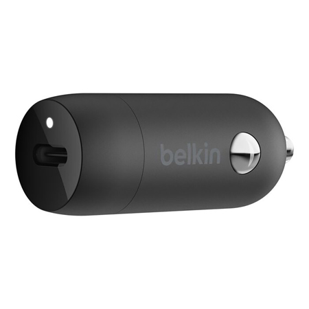 Belkin BoostCharge 30W USB-C PD Car Charger with PPS, Black
