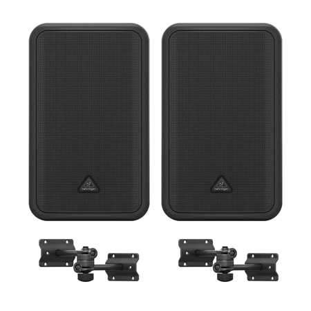 Behringer CE500D 100W Active Commercial Installed Sound Speaker, 2-Pack