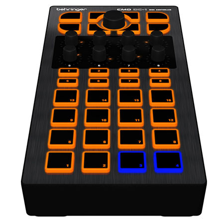 Behringer CMD DC-1 Pad-Based MIDI Module with Effects and Navigation Control
