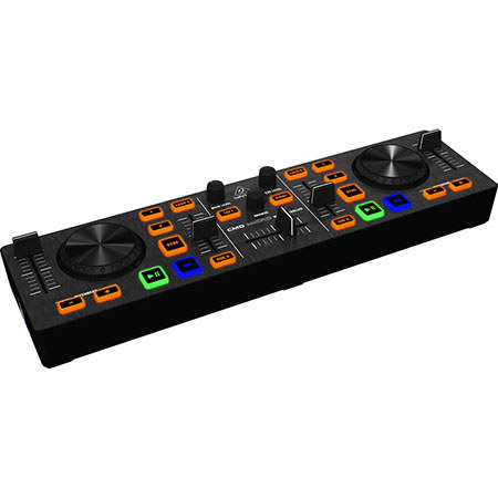 Behringer CMD Micro 2-Deck DJ MIDI Controller, USB 2.0