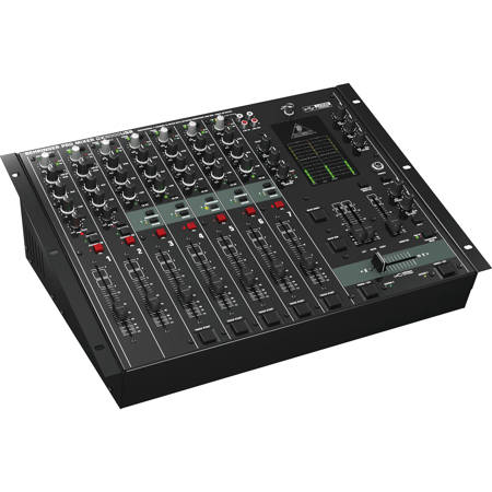Behringer Pro Mixer DX2000USB Professional 7-Channel DJ Mixer with Infinium "Contact-Free" VCA Crossfader, USB/Audio Interface, 3-Band Kill EQ