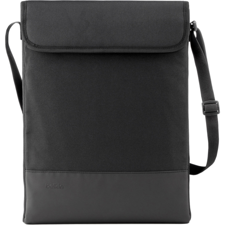 Belkin Protective Laptop Sleeve with Shoulder Strap for 11-13" Devices, Black