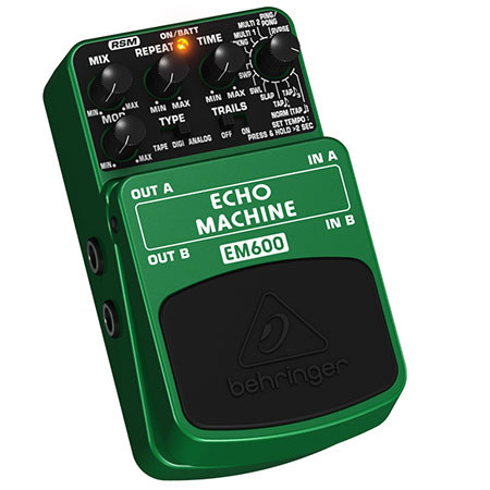Behringer Echo Machine EM600 Echo Modeling Effects Pedal