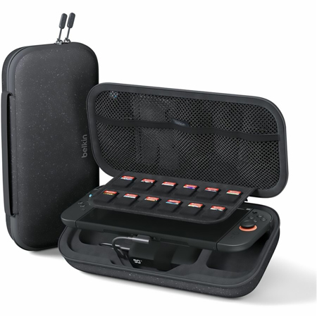 Belkin Charging Case with BoostCharge 10000mAh Power Bank for Nintendo Switch 2, Charcoal