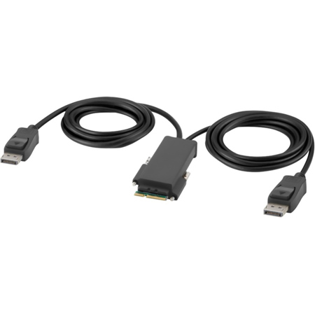 Belkin 6' Modular 4K DisplayPort Dual-Head Console Secure KVM Cable, TAA Compliant, Black