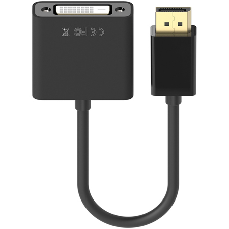 Belkin DisplayPort to DVI Adapter, Black