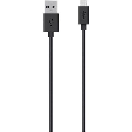 Belkin Mixit 4' Micro-USB to USB 2.0 Charge and Sync Cable, Black