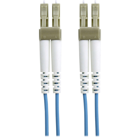 Belkin 3.3' OM3 50/125 10Gbps Multimode Duplex LC to LC Fiber Optic Patch Cable, Aqua