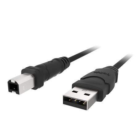 Belkin Pro Series 16' USB 2.0 Type-A to Type-B Device Extension Cable, Black