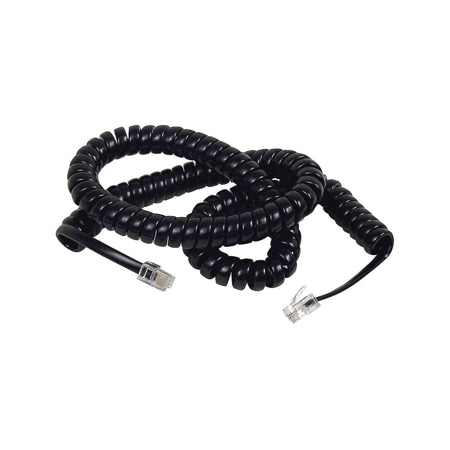 Belkin Pro Series 12' Telephone Handset Coiled Cable, Black
