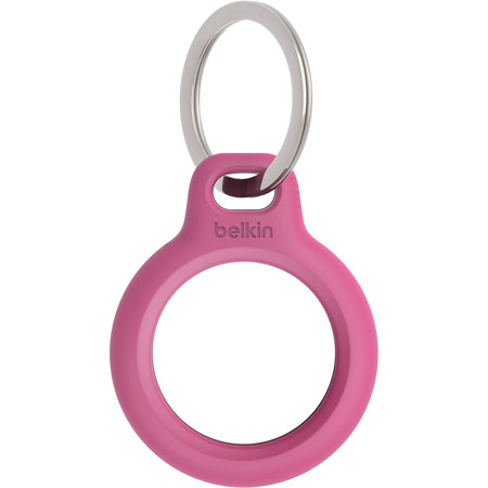 Belkin Secure Holder with Key Ring for Apple AirTag Pink