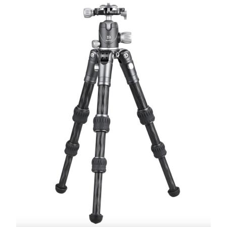 Benro Bat Zero Series 3-Section Carbon Fiber Travel Tripod with VX20 Ball Head