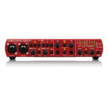Behringer FIREPOWER FCA610 6 x 10 USB/FireWire Audio/MIDI Interface