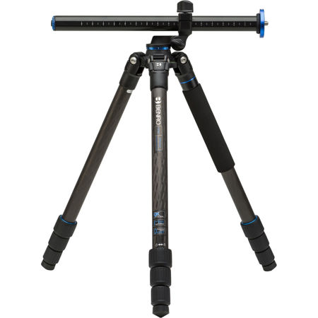 Benro Go Plus FGP28C 4-Section Carbon Travel Tripod with Monopod