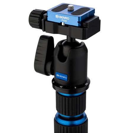 Benro 5-Section Aluminum Slim Travel Tripod with N00 Ball Head