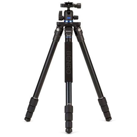 Benro Travel Flat Aluminum Series 1 Tripod Kit with IN0 Head, 4 Section