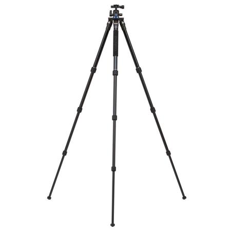Benro Travel Flat Aluminum Series 1 Tripod Kit with IN0 Head, 4 Section