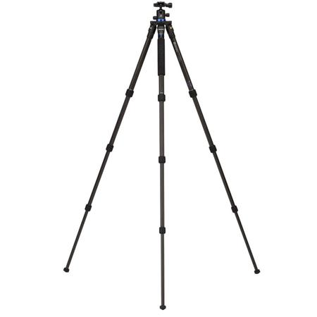 Benro Travel Flat 8X Carbon Fiber Series 1 Tripod Kit with IB0 Head, 4 Section