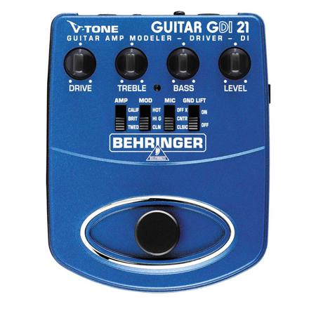 Behringer GDI21 V-Tone Guitar Amp Modeler/Direct Recording Preamp/DI Box