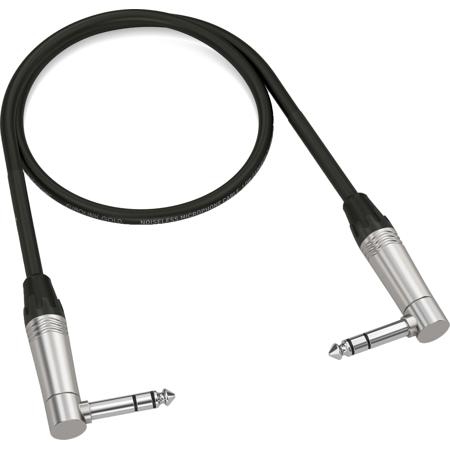 Behringer GIC-60 4SR 2' Gold Performance 1/4" TRS Right Angled Instrument Cable