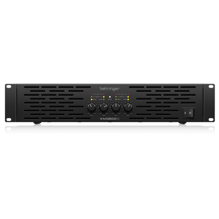Behringer KM3600Q Professional 3600W 4-Channel Power Amplifier with ATR Technology