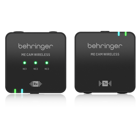 Behringer ME CAM Wireless Digital Clip-On Microphone System with Auxiliary Microphone