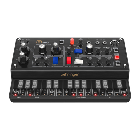Behringer D MINI Portable Legendary Analog Synthesizer 0722-AAW86-001