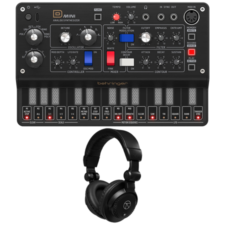Behringer D MINI Portable Legendary Analog Synthesizer