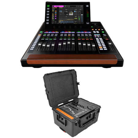 Behringer WING Compact 48-Channel 28-Bus Full Stereo Digital Mixing Console, Bundle with SKB iSeries Case