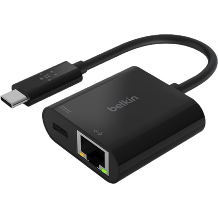Belkin USB Type-C to Gigabit Ethernet Adapter with Power Delivery
