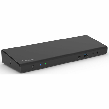 Belkin Connect 85W 15-Ports USB-C Triple Display Docking Station, TAA Compliant, Black
