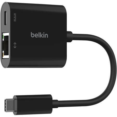 Belkin Connect 100W USB-C to Gigabit Ethernet Charging Adapter