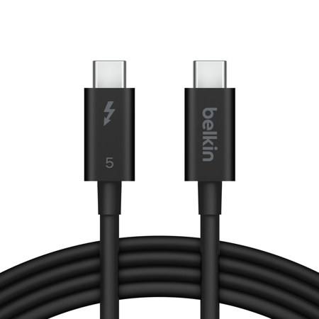 Belkin Connect 3.3' 240W 120Gbps Thunderbolt 5 USB-C Cable, Black