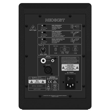 Behringer NEKKST K5 100W Audiophile Bi-Amped 5" Studio Monitor, Single