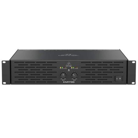 Behringer KM1700 Professional 1700W Stereo Power Amplifier with ATR