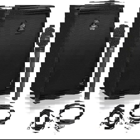 Behringer Ultratone KXD12 PA System & Keyboard Amplifier W/Nady SP-5 Mic/Cables