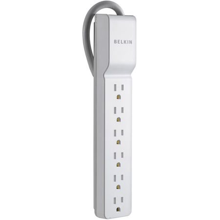 Belkin 720 Joules Surge Protector, 6 Outlet, 6 Feet Cord